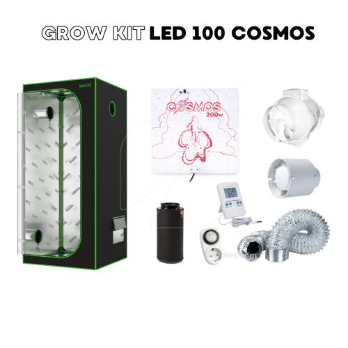 Grow Kit LED 100 Cosmos 300W Dark Box