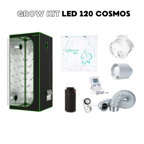 Grow Kit LED 120 Cosmos 480W Dark Box