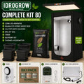 Kit Grow Box 80x80 Completo con LED Airontek 120W, Vasi, Terra e Aspirazione