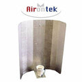 AIRONTEK - RIFLETTORE STUCO PER BULBI HPS IN ALLUMINIO MARTELLATO