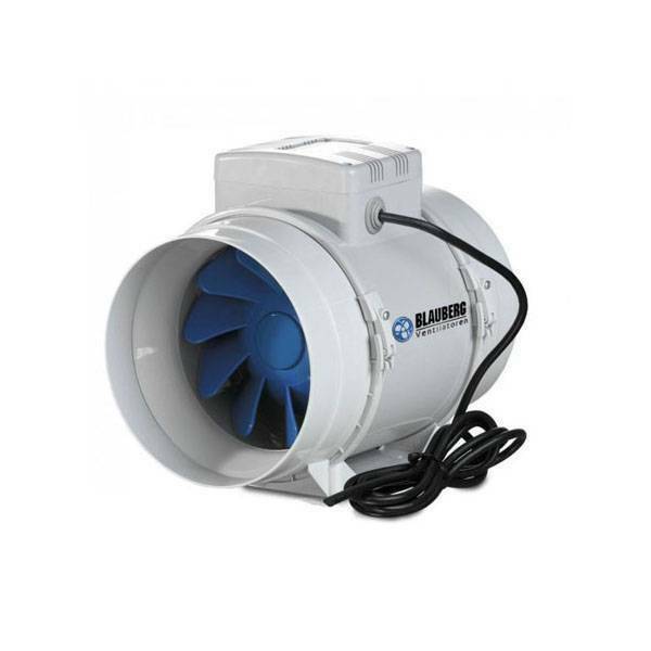 ASPIRATORE ARIA: BLAUBERG BI-TURBO 12,5 CM - PORTATA 280M3/H