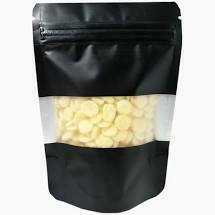 BUSTA DOYPACK 8X13 CM NERA CON FINESTRA