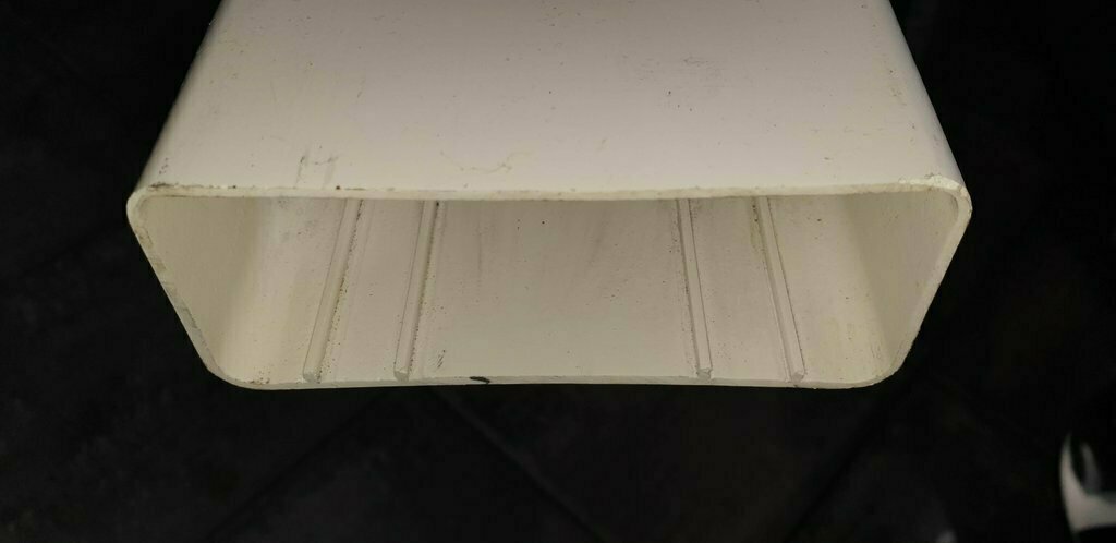 CANALINA IDROPONICA PVC ATOSSICO NON FORATA - 1,2 metri