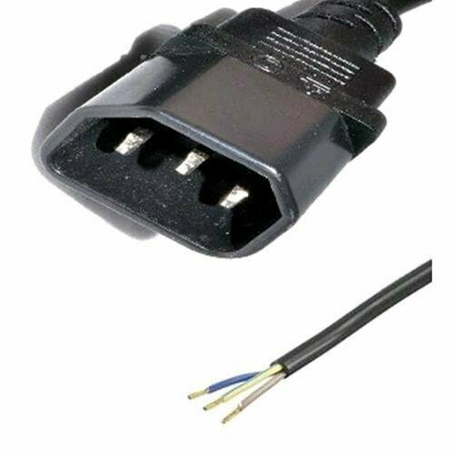 CAVO IEC PLUG (R25) + PUNTALI 3X1 10A 140 CM