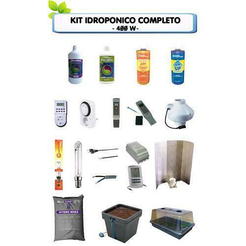 KIT COMPLETO IDROPONICO - 400W