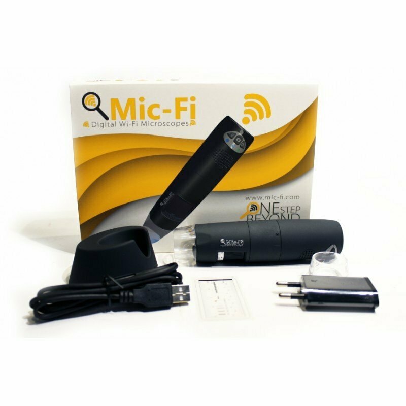 MIC-FI MICROSCOPIO DIGITALE PORTATILE WI-FI 5-200X