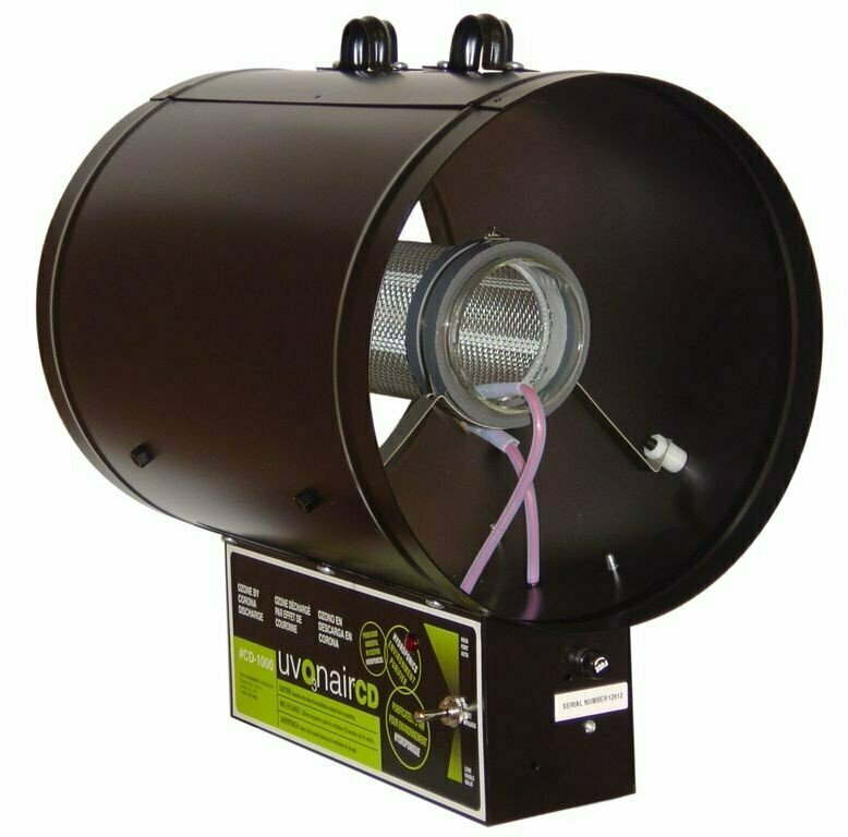 OZONIZZATORE UVONAIR CD-1000-1 DIAMETRO 250MM ADATTO AD AMBIENTI FINO A 600M3
