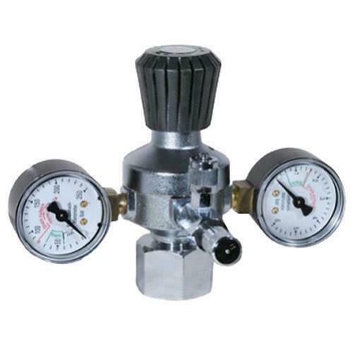 RIDUTTORE DI PRESSIONE PROFESSIONALE A DUE MANOMETRI PASSO 10X1