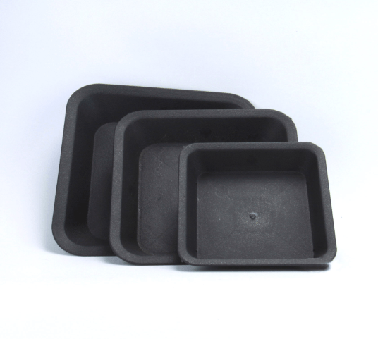 SOTTOVASO QUADRATO IN PLASTICA 23X23 CM STANDARD (X VASO 9L)