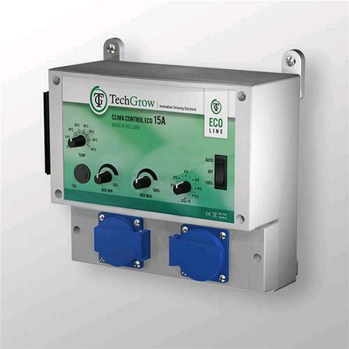 TECHGROW - CLIMA CONTROL ECO 15A/EU - ADATTO AI CASSONATI DA 7000 MC/H
