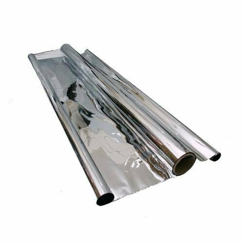 TELO MYLAR HEAVY DUTY - 10 METRI - H125CM - 120MU - ARGENTATO PIÙ RESISTENTE