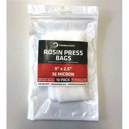 TRIMINATOR - 10 SACCHETTI PER PRESSA IN NYLON PER ESTRAZIONE - L 36U - 9"X2,5"