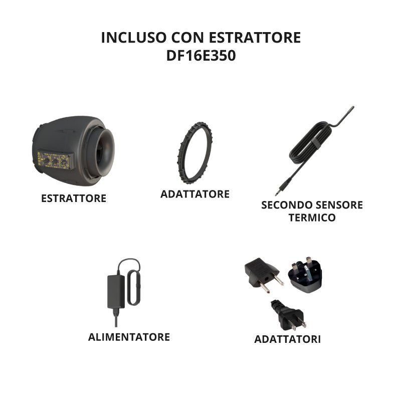 SECRET JARDIN - ESTRATTORE DF16E350 | 150/250/350m3/h
