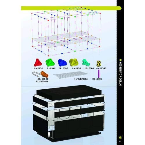 SECRET JARDIN - INTENSE 600 POLE OPTION + 60CM HI