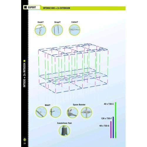 SECRET JARDIN - INTENSE 600 POLE OPTION + 60CM HI