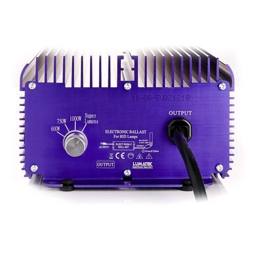 E-BALLAST LUMATEK DIM. 1000W (600W - 750W - 1000W - 1000W SUPER LUMEN)