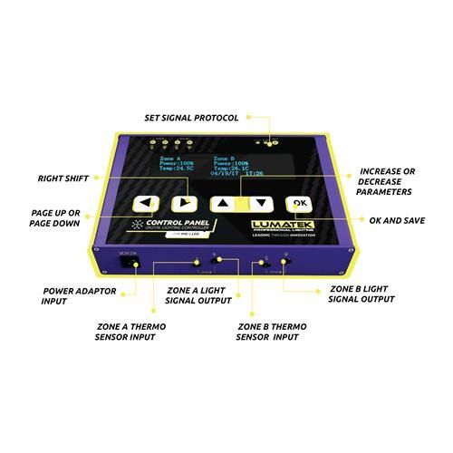 LUMATEK - CONTROLLER DIGITALE CONTROL PANEL PLUS (HID+LED)
