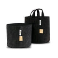 ROOT POUCH - VASO IN TESSUTO CON MANICI BLACK - 22L