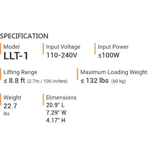 TROLMASTER - THINK GROW - CARRUCOLA AUTOMATIZZATA PER LAMPADE LED (LLT-1)