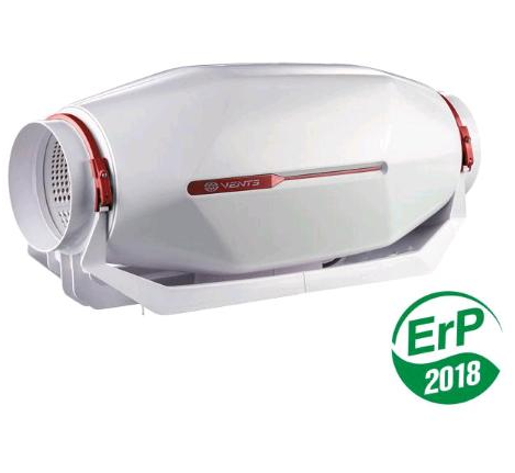 VENTS - STREAM 100/125 - ASPIRATORE SILENZIATO CABLATO - MAX 220 M3/H