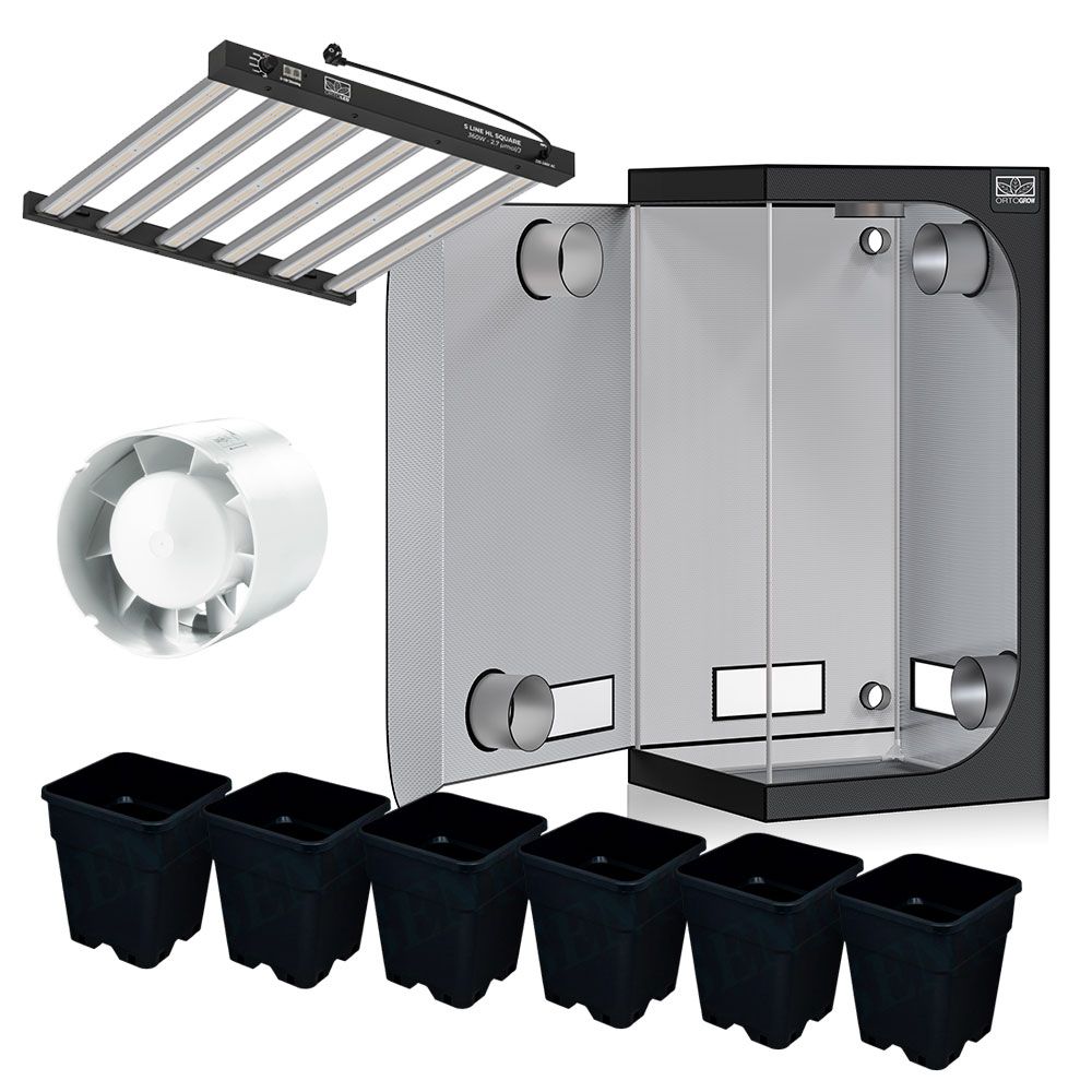 ORTOLED - ORTOGROW KIT COLTIVAZIONE | 100x100x200h cm - 360W