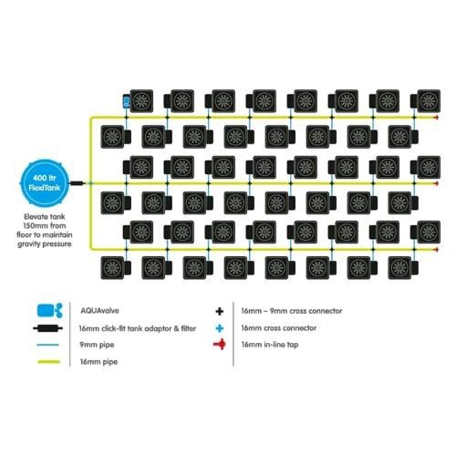 AUTOPOT - 1 POT SYSTEM - KIT 48 VASI