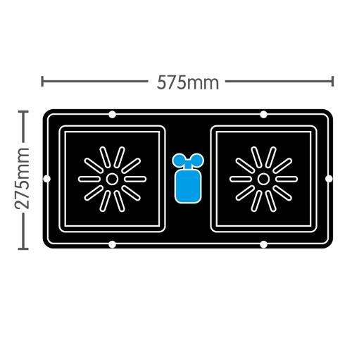 AUTOPOT - MODULO ESPANSIONE EASY2GROW (2 VASI + SOTTOVASI + KIT ACCESSORI)