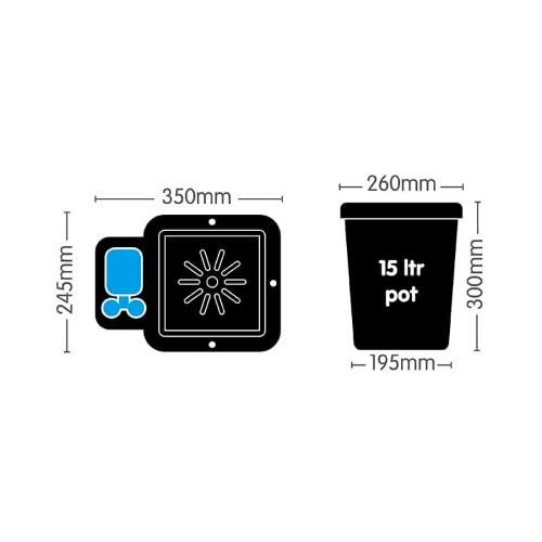 AUTOPOT - 1 POT SYSTEM - KIT 16 VASI