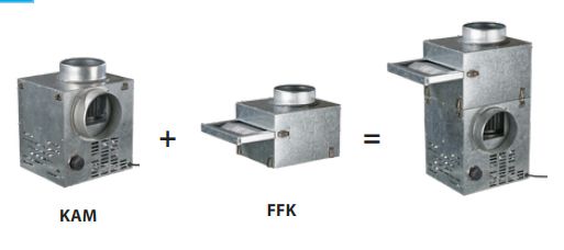 FFK150 - FILTRO REMOVIBILE PER ESTRATTORE - DISTRIBUTORE ARIA CALDA - DIAMETRO 150 | RICAMBIO PER KAM150