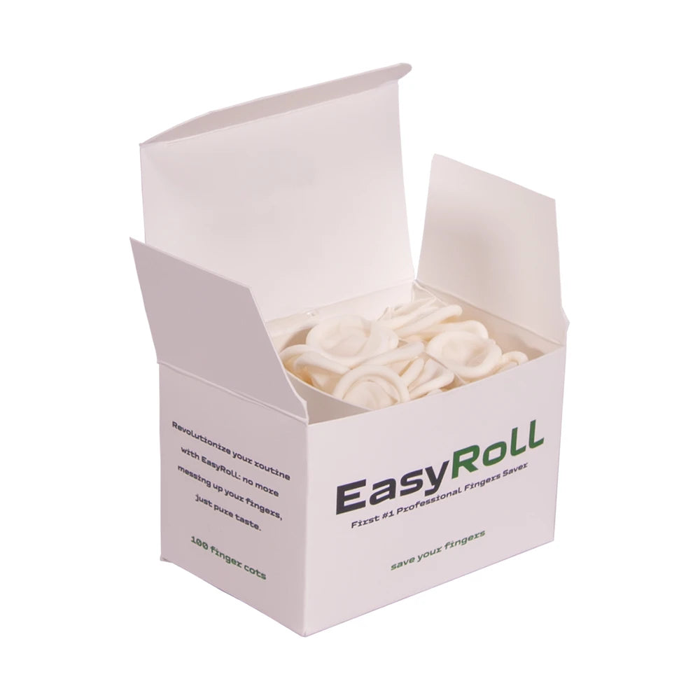 Easy Roll Professional Finger Saver - 100 Ditali Antiaderenti Bianchi
